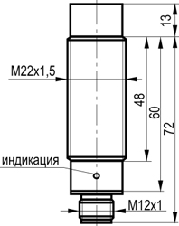 Габариты ISN EC61A-22-10-LPS4